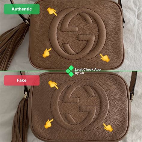 gucci soho fake vs real|gucci marmont bag authentication.